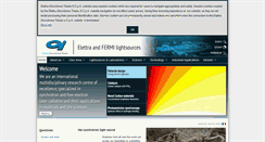 Desktop Screenshot of elettra.eu