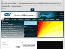 Tablet Screenshot of elettra.eu